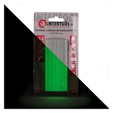 Комплект флуоресцентных клеевых стержней Intertool RT-1039 7.4x100мм 12шт                           