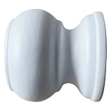 Ручка мебельная деревянная большая белая                                                            