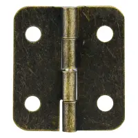 Петля для шкатулки Miradel 12-4 30х25мм античная бронза                                             