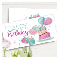 Конверт для грошей Happy Birthday                                                                   
