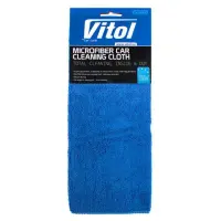 Салфетка Vitol VSC3030 для полировки микрофибра 30х30см синяя                                       