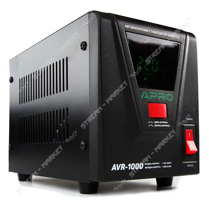 Стабилизатор напряжения Apro AVR-1000 релейный                                                      