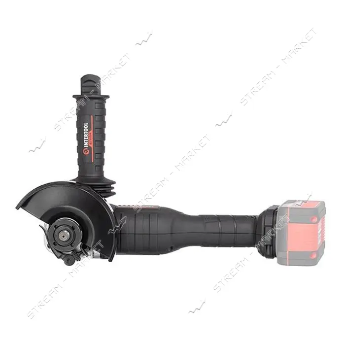 Шлифмашина угловая Intertool WT-9366 аккумуляторная 20В 125мм 10000об/мин без ЗУ и АКБ