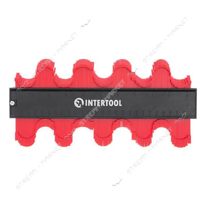 Шаблон для копирования контура Intertool MT-0025 250мм ABS с фиксатором                             