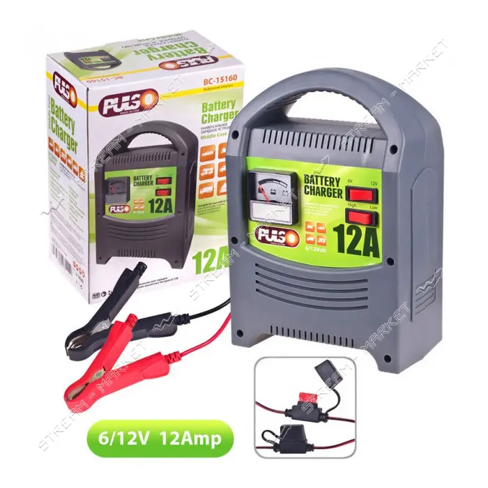 Зарядное устройство Pulso BC-15160 6-12V/12A/9-160AHR                                               