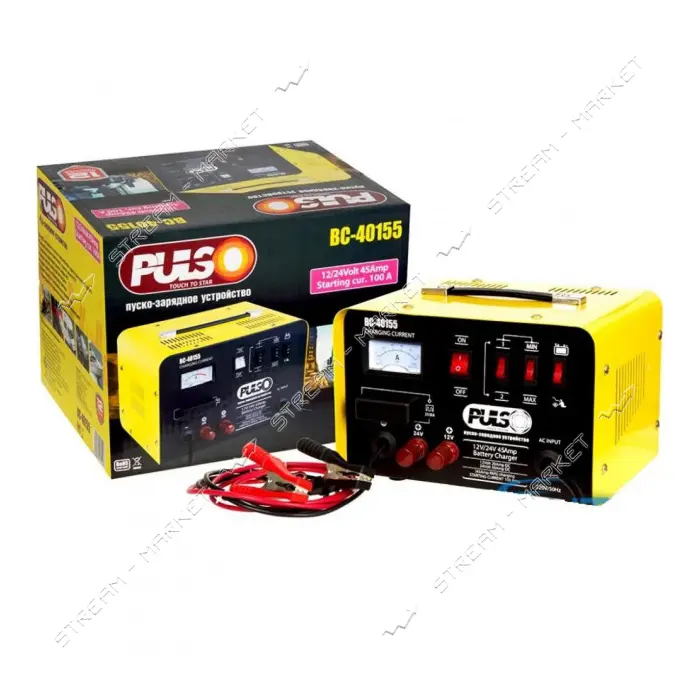 Пуско-зарядное устройство Pulso BC-40155 12-24V/45A/Start-100A/20-300AHR