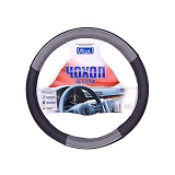 Чехол на руль Vitol 080204 17003 GY М серый (кожзам)                                                