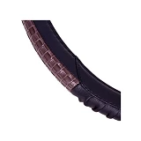 Чехол на руль Vitol 080242 17023 BK XXL черный (кожзам)