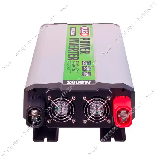 Преобразователь напряжения Pulso IMU-2020 12V-220V 2000W USB-5VDC2.0A модифицированная волна клеммы