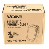 Держатель мобильного телефона Voin UHV-4003BK/GY магнитный без кронштейна