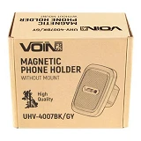 Держатель мобильного телефона Voin UHV-4007 BK/GY магнитный без кронштейна