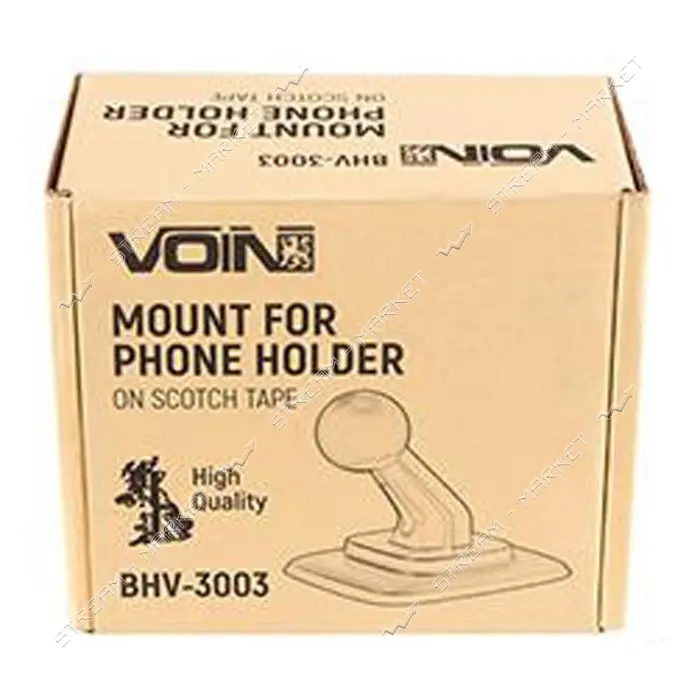 Кронштейн для держателя мобильного телефона Voin BHV-3003 крепление на скотч                        