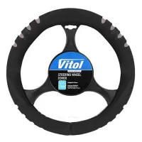 Чехол на руль Vitol 14021 эластичный неопреновый черный                                             