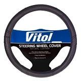 Чехол на руль Vitol 16280B XXXXL черный  (кожзам)                                                   