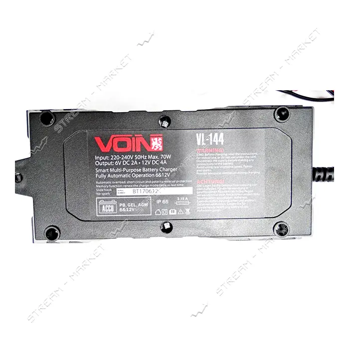 Зарядное устройство Voin VL-144 6-12V/2-4.0A/3-120AHR/LCD
