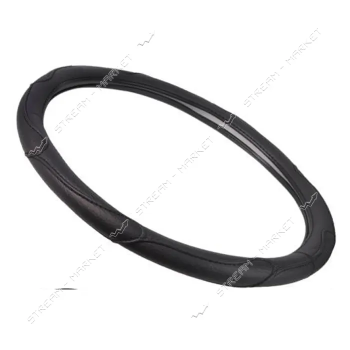 Чехол на руль Vitol 16556-10B XXL черный (кожзам)