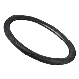 Чехол на руль Vitol 16556-10 B XXXL черный (кожзам)
