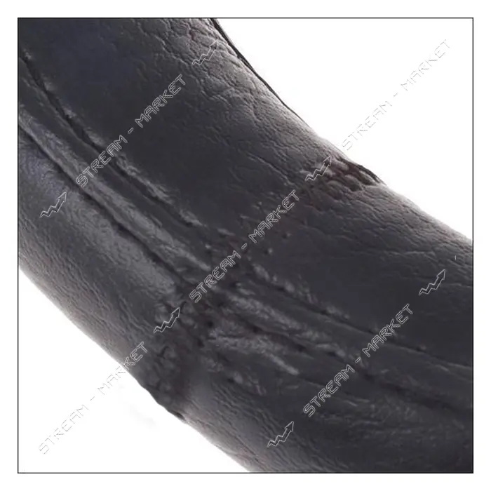 Чехол на руль Vitol 16556-10 B XXXL черный (кожзам)
