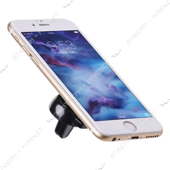 Автодержатель Hoco CA3 Outlet магнитный черный