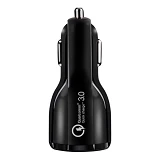 Автомобильное зарядное устройство WUW C100 2USB черное