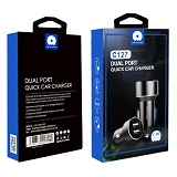 Автомобильное зарядное устройство WUW C127 2USB черное
