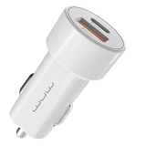 Автомобильное зарядное устройство WUW C139 2USB USB&Type-C port белое                               