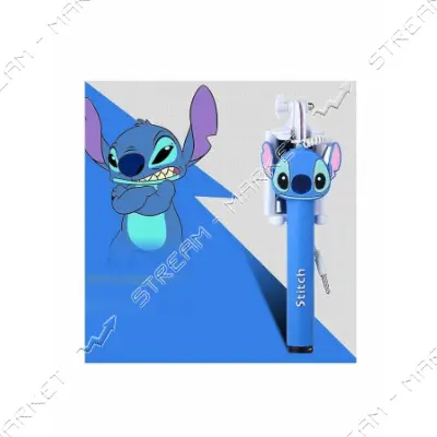 Монопод для селфи STITCH голубой