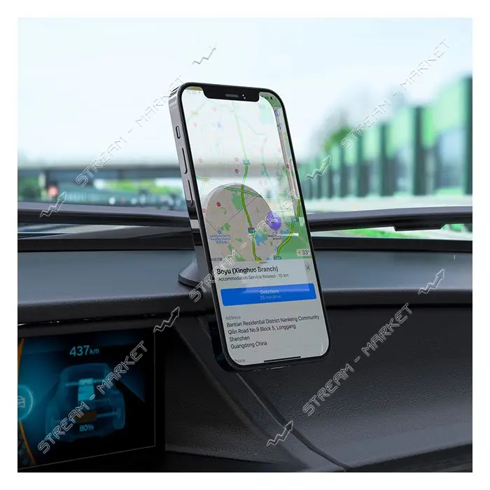 Автодержатель Hoco CA79 магнитный черный                                                            