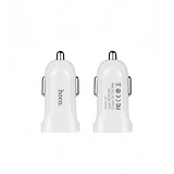Автомобильное зарядное устройство Hoco Z2 5V/1.5А 1 USB plus Lightning кабель белое                 