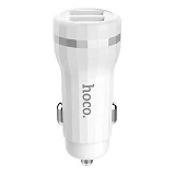 Автомобильное зарядное устройство Hoco Z27 5V/2.4А 2 USB белое