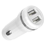 Автомобильное зарядное устройство Hoco Z27 5V/2.4А 2 USB белое