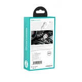 Автомобильное зарядное устройство Hoco Z27 5V/2.4А 2 USB и Lightning кабель белый                   