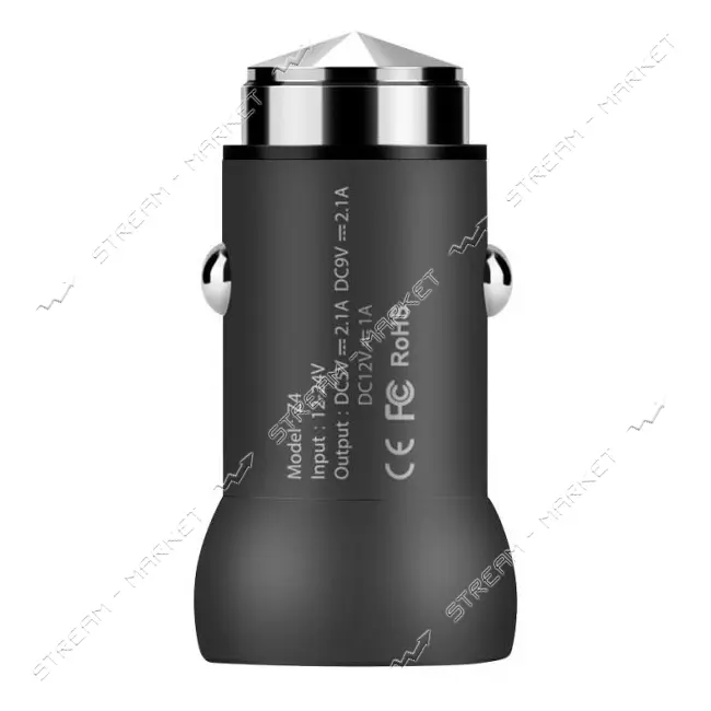 Автомобильное зарядное устройство Hoco Z4 5V/2А 1USB черное