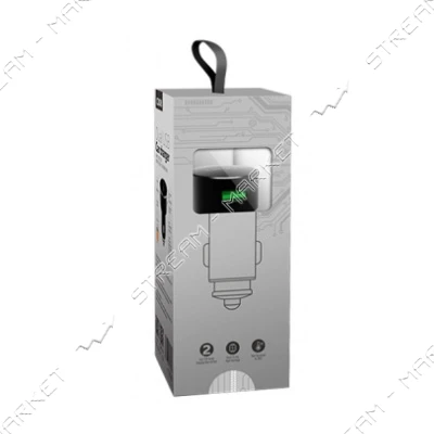 Автомобильное зарядное устройство Ldnio C308 5V/3.6А 2 USB plus Micro USB кабель черное             