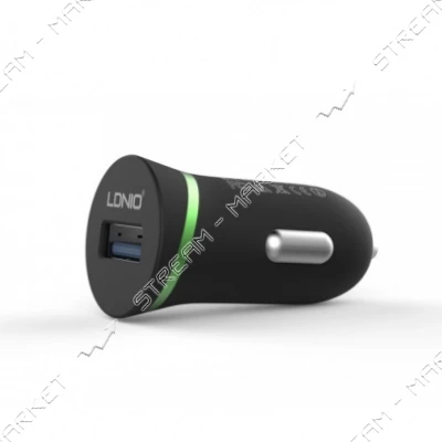 Автомобильное зарядное устройство Ldnio DL-C12 5V/2.1А 1 USB plus Micro USB кабель белое            