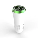 Автомобильное зарядное устройство Ldnio DL-C27 5V/3.4А 2 USB бело-зеленое