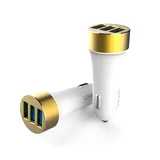 Автомобильное зарядное устройство Ldnio DL-C30 5V/3.4А 3 USB plus Lightning кабель белое