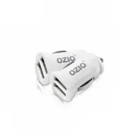 Автомобильное зарядное устройство Ozio EK30 5V/2.1А 2 USB белое