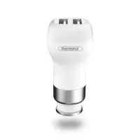 Автомобильное зарядное устройство Remax RCC207 Flinc 5V/2.4А 2 USB белое                            