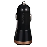 Автомобильное зарядное устройство Usams GS-C0052 5V/2.4А 2USB черное                                