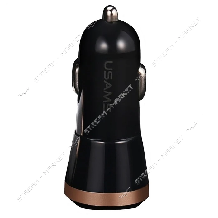 Автомобильное зарядное устройство Usams GS-C0052 5V/2.4А 2USB черное                                