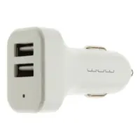 Автомобильное зарядное устройство WUW C70 5V/2.1А 2USB белое