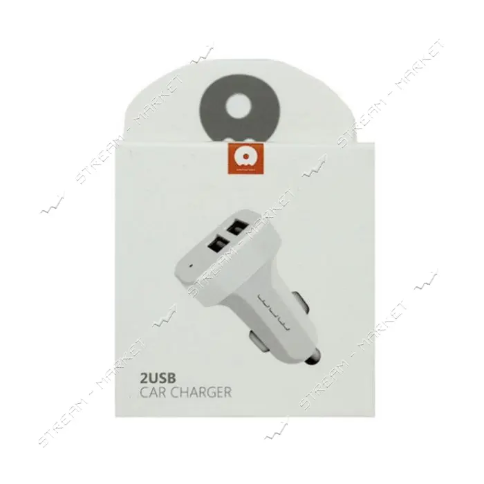 Автомобильное зарядное устройство WUW C70 5V/2.1А 2USB белое