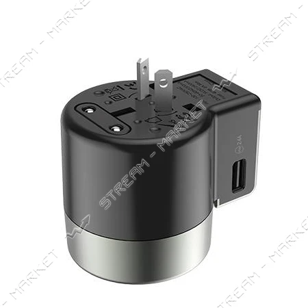 Сетевое зарядное устройство Hoco AC4 Dual por 2A 2USB черное                                        