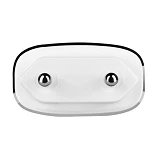 Сетевое зарядное устройство Hoco C12 2.4A 2USB плюс кабель Lightning USB белое                      