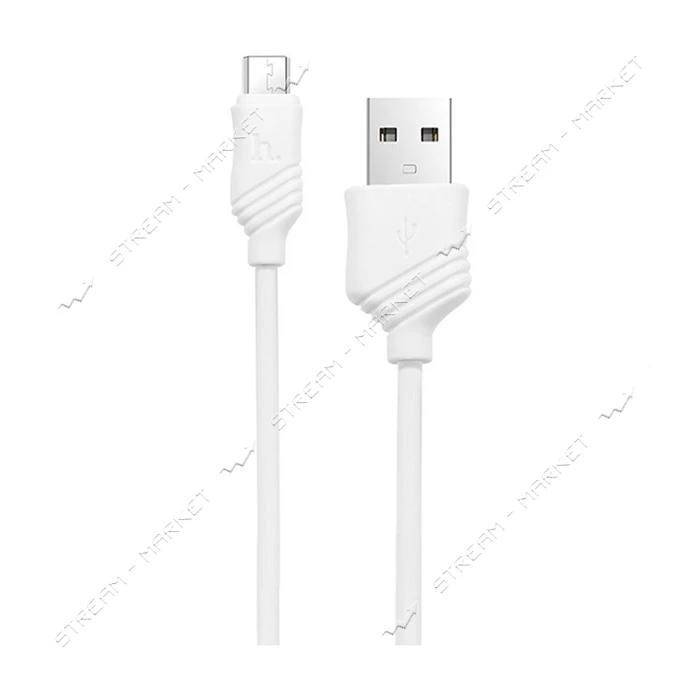 Сетевое зарядное устройство Hoco C12 2.4A 2USB плюс кабель Micro USB белое                          