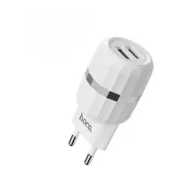 Сетевое зарядное устройство Hoco C41A Wisdom 2.4A 2USB белое                                        
