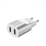 Сетевое зарядное устройство Hoco C47A 2.1A 2USB серое                                               