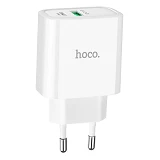 Сетевое зарядное устройство Hoco C57A 3A 2USB белое                                                 