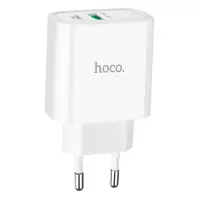 Сетевое зарядное устройство Hoco C57A 3A 2USB белое